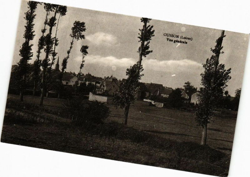 Carte postale ancienne Ousson-Vue générale