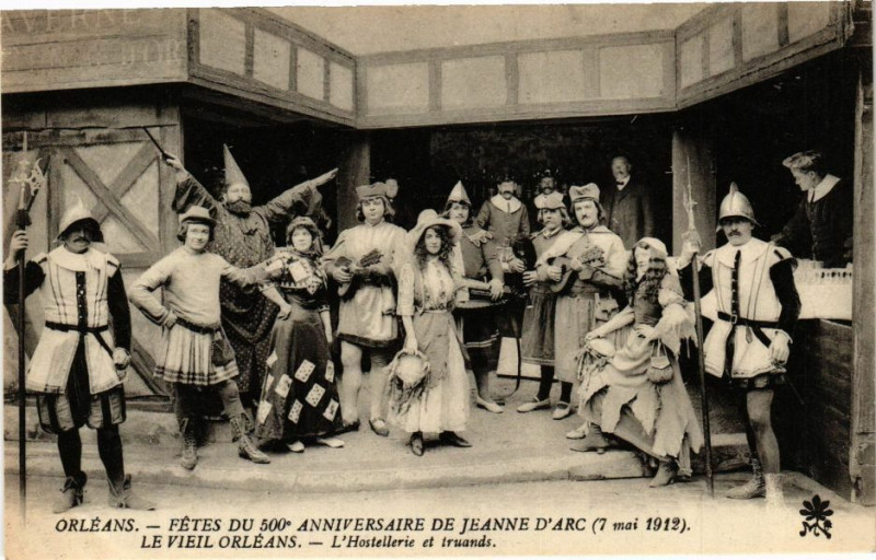 Carte postale ancienne Orleans-Fetes du 500 Anniversaire de Jeanne d'Arc-Le vieil Orleans à Orléans