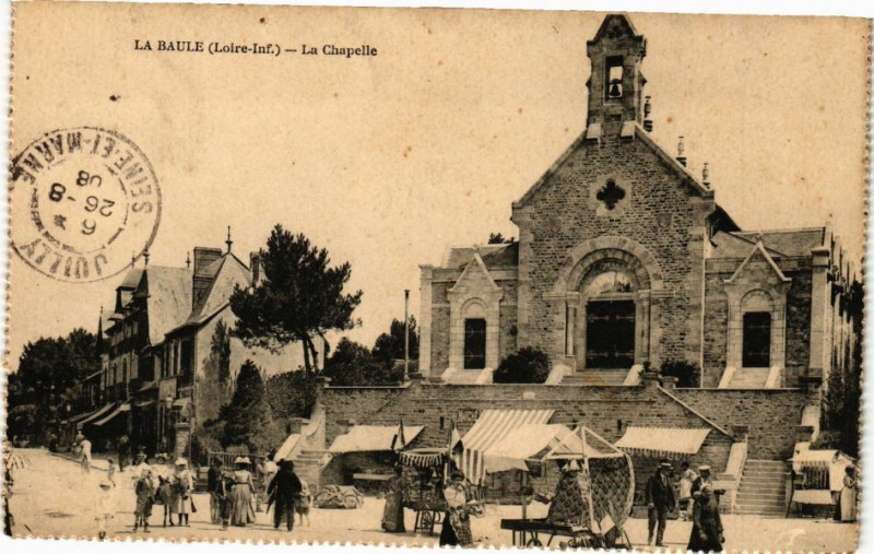 Carte postale ancienne La Baule-La Chapelle à Baule