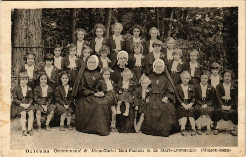 Carte postale ancienne Communaute de Jesus-christ Bon-Pasteur et de Marie-Immaculée