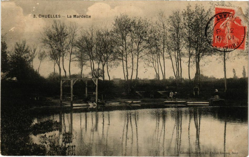 Carte postale ancienne Chulles - La Mardelle