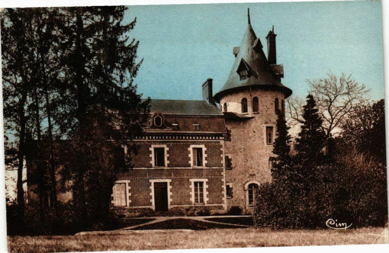 Carte postale ancienne Adon - Le Chateau de St-Pere à Adon