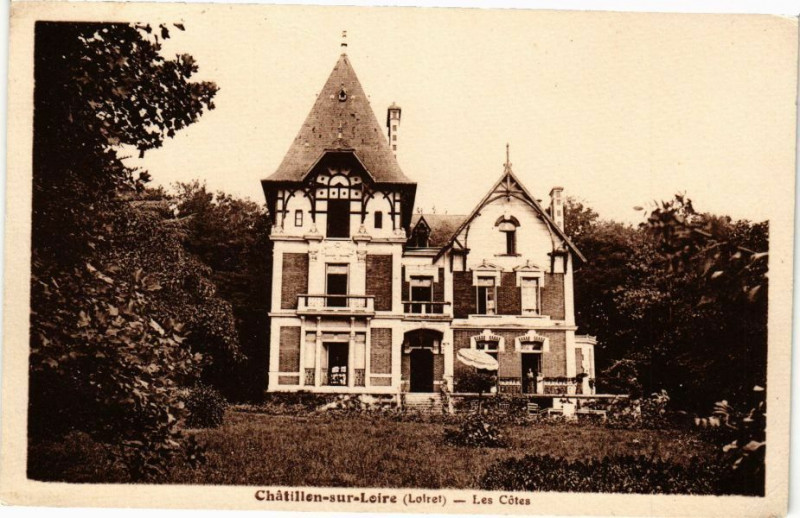 Carte postale ancienne Chatallion-sur-Loire - Les Cotes