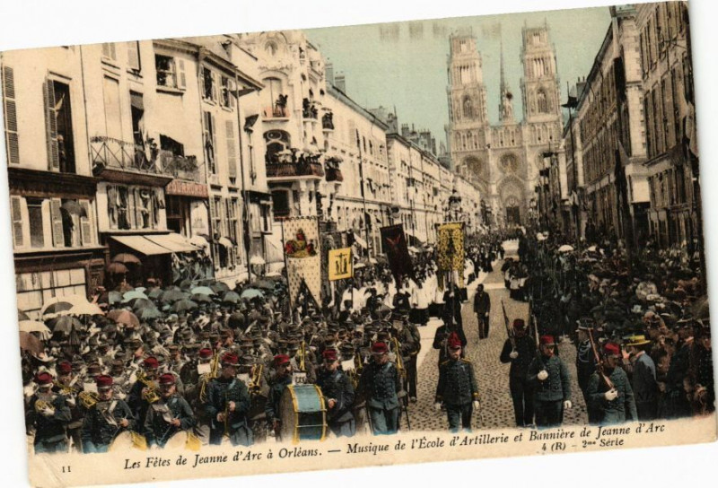 Carte postale ancienne Orleans - Les Fetes de Jeanne d'Arc à Orléans