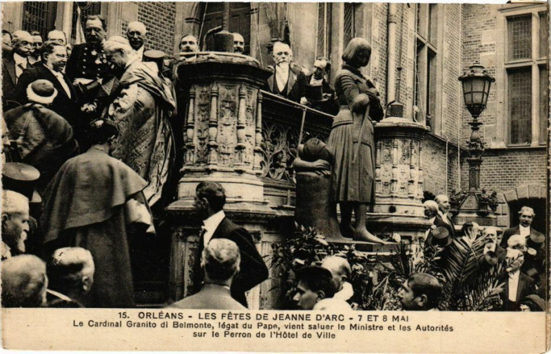 Carte postale ancienne Orleans - Les Fetes de Jeanne d'Arc à Orléans