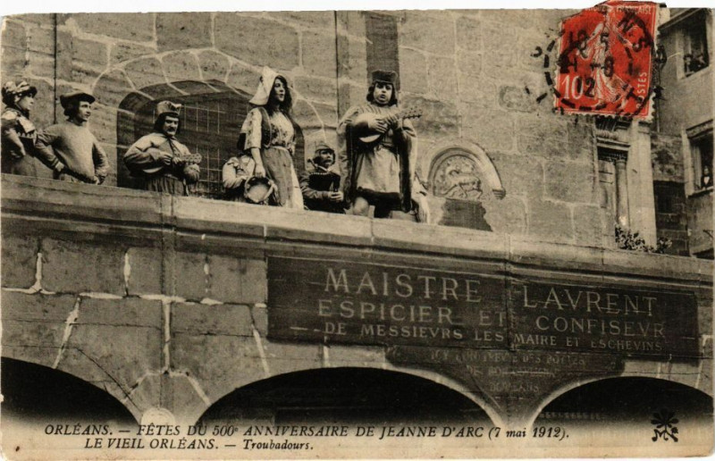 Carte postale ancienne Orleans - Fetes du 500e Anniversarie de Jeanne d'Arc à Orléans