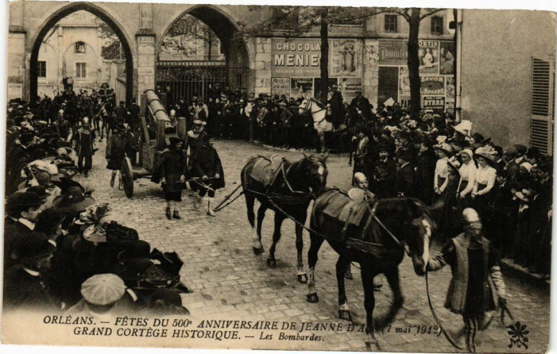Carte postale ancienne Orleans - Fetes du 500e Anniversarie de Jeanne d'Arc à Orléans