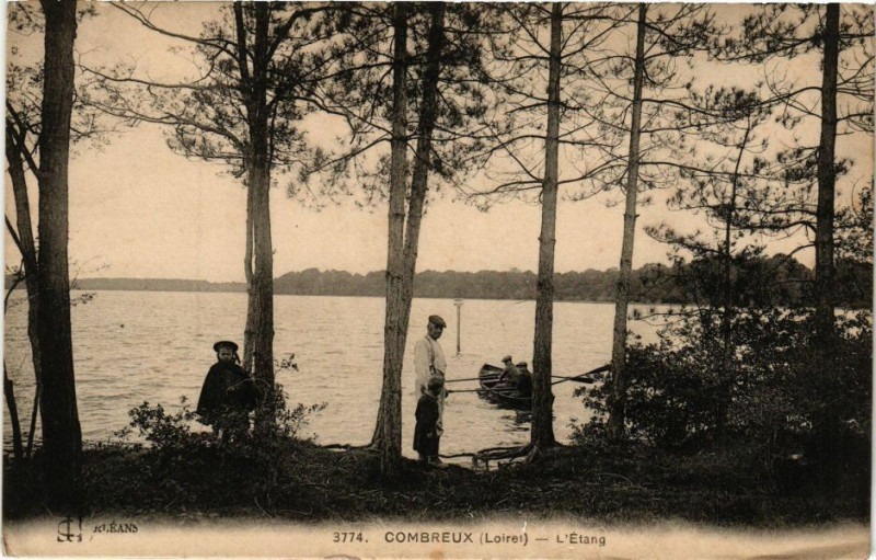 Carte postale ancienne Combreux - L'Etang à Combreux