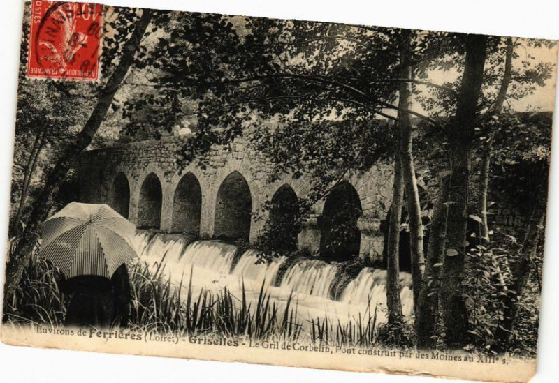 Carte postale ancienne Env. de Ferrieres - Griselles - Le Gril de Corbelin à Griselles