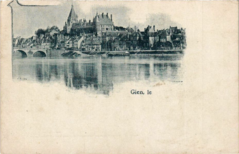 Carte postale ancienne Gien à Gien