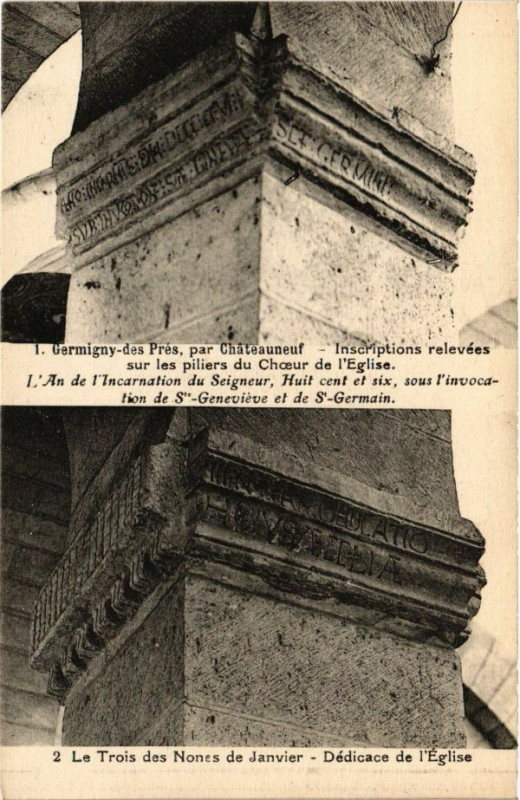 Carte postale ancienne Germigny-des-Pres par Chatenaueuf à Germigny-des-Prés