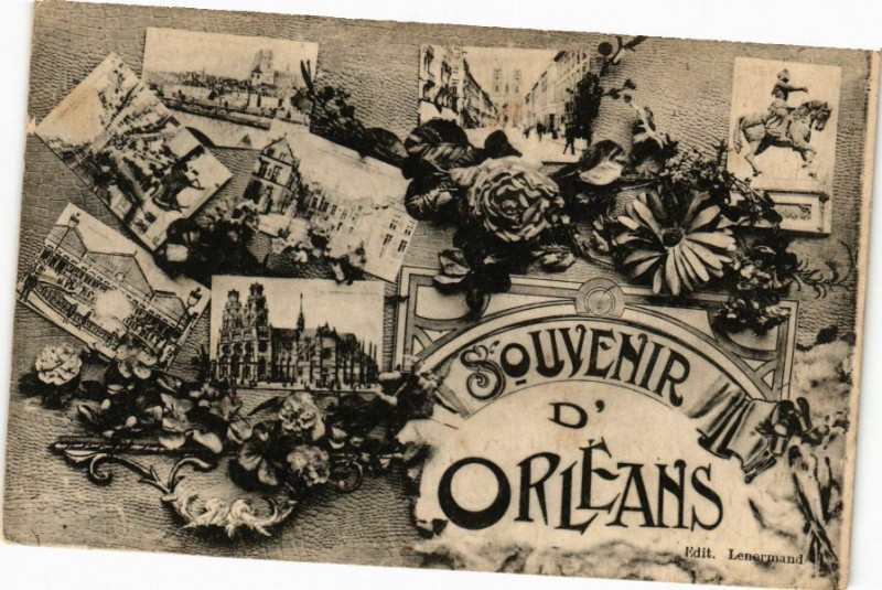 Carte postale ancienne Souvenir d'Orleans