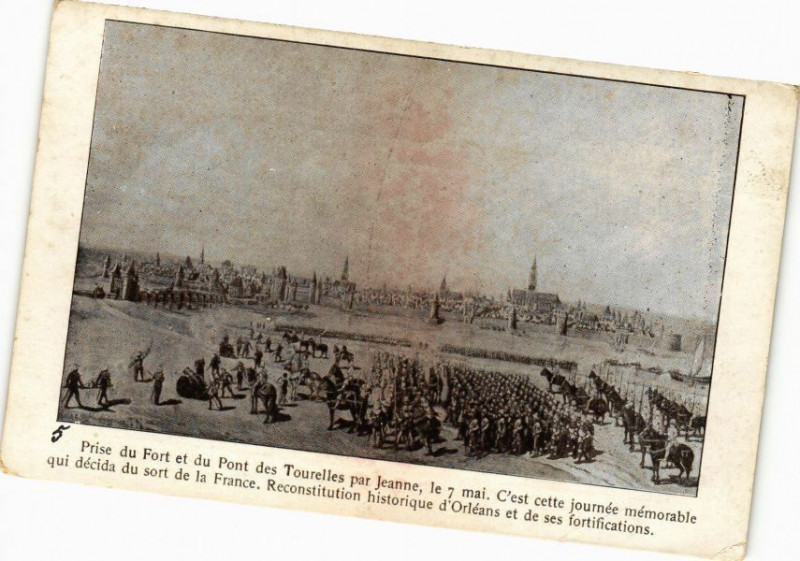 Carte postale ancienne Prise du Fort et du pont