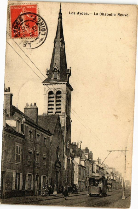 Carte postale ancienne Les Aydes - La chapelle Neuve