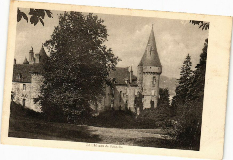 Carte postale ancienne Le Chateau de Bazoche