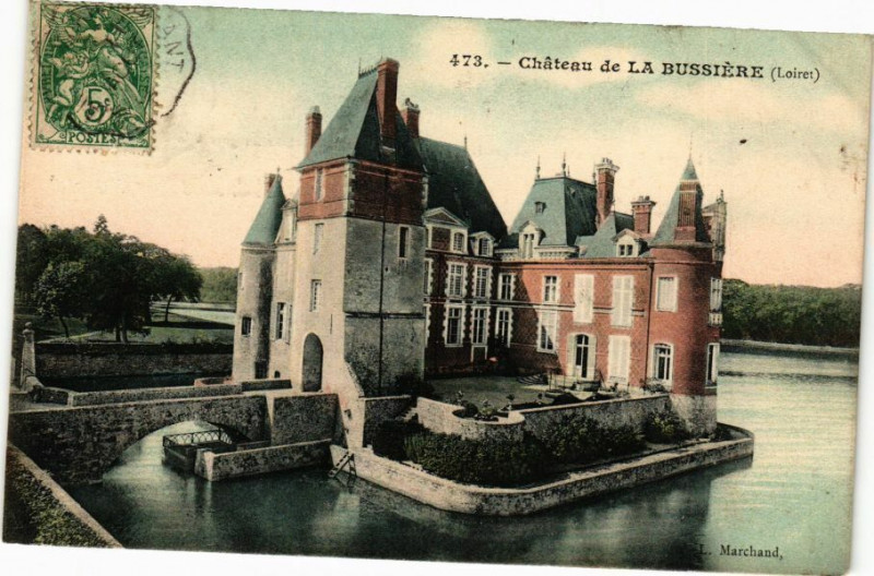 Carte postale ancienne Chateau de la Bussiere