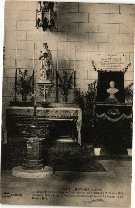 Carte postale ancienne Boynes - Souvenir du Centenaire à Boynes