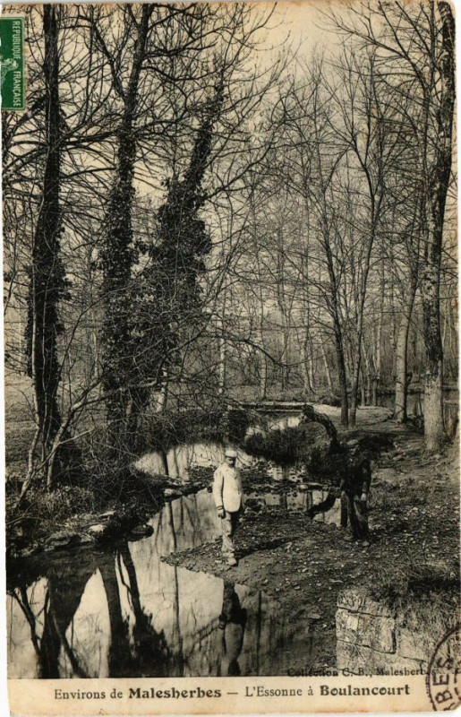Carte postale ancienne Env. de Malesherbes - L'Essonne