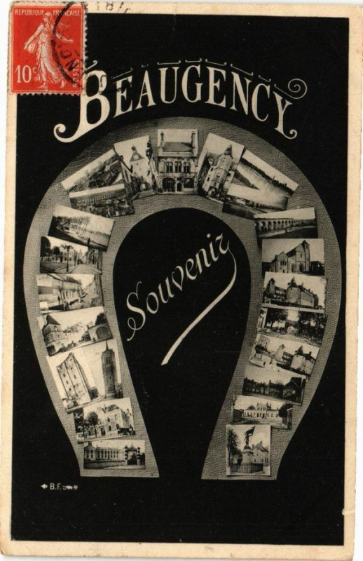 Carte postale ancienne Souvenir de Beaugency à Beaugency