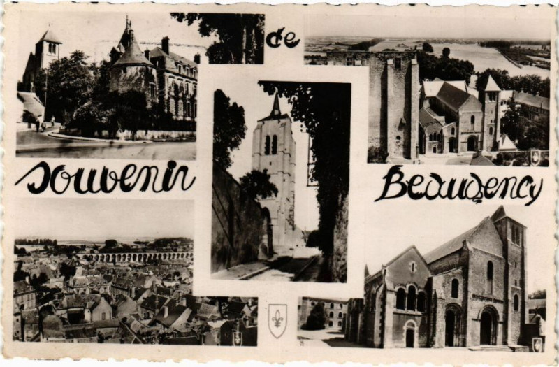 Carte postale ancienne Souvenir de Beaugency à Beaugency