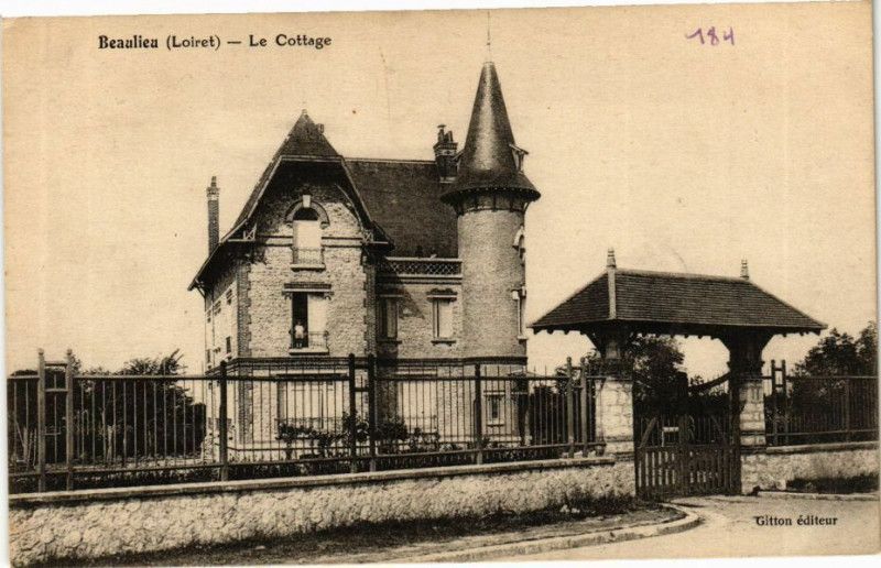 Carte postale ancienne Beaulieu - Le Cottage