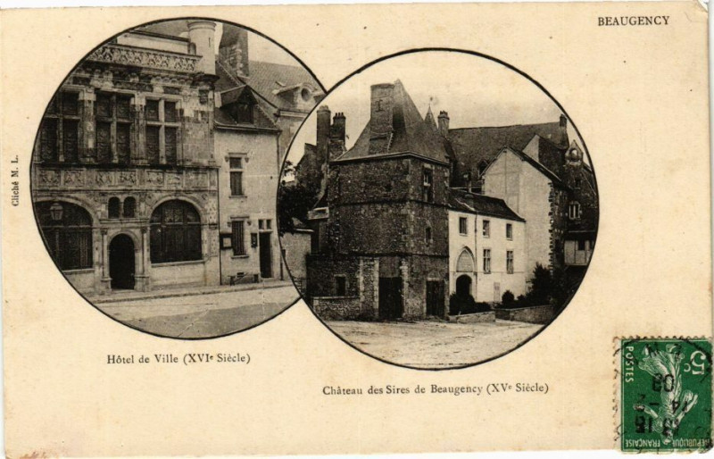 Carte postale ancienne Beaugency - Hotel de Ville à Beaugency