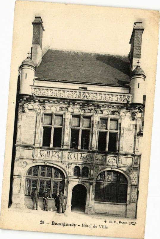 Carte postale ancienne Beaugency - Hotel de Ville à Beaugency