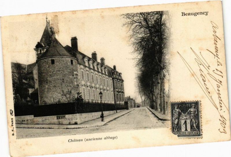 Carte postale ancienne Beaugency - Chateau à Beaugency