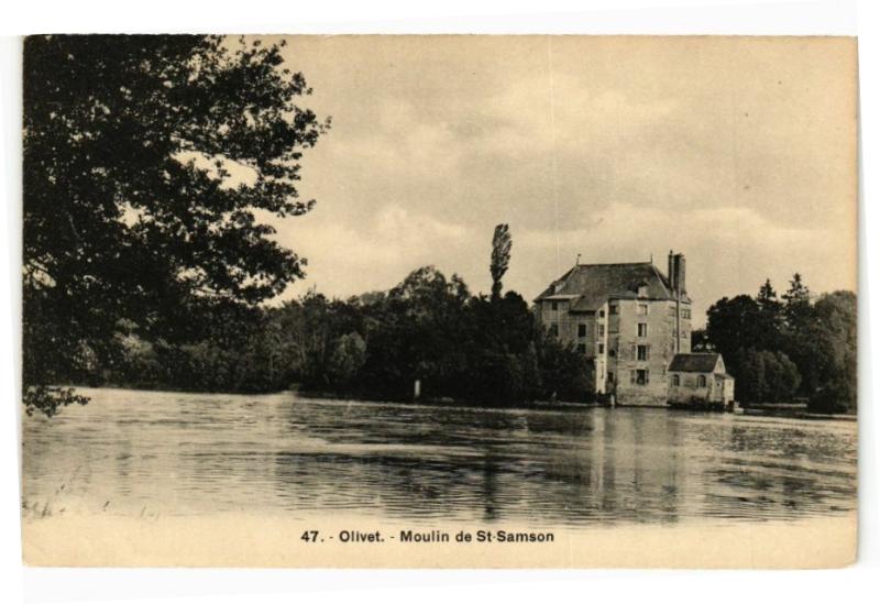 Carte postale ancienne Olivet - Moulin Saint-Samson à Olivet