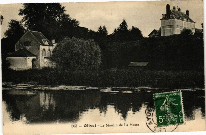 Carte postale ancienne Olivet - Le Moulin de La Motte à Olivet