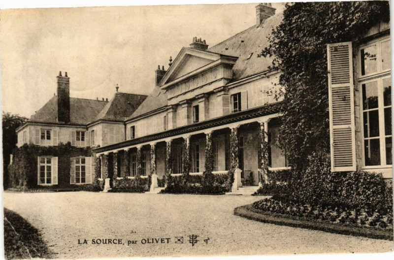 Carte postale ancienne Olivet - La Source par Olivet à Olivet