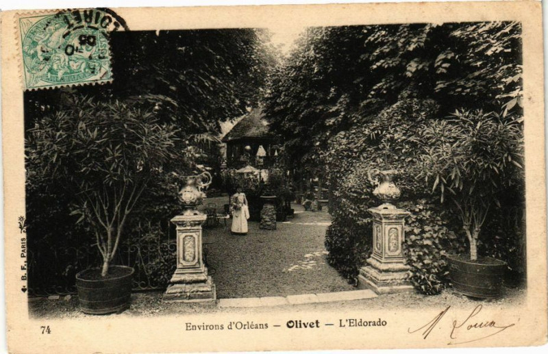Carte postale ancienne Olivet - L'Eldorado à Olivet
