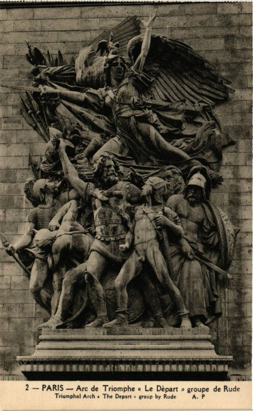 Carte postale ancienne Paris 8e - Arc de Triomphe à Paris 8e