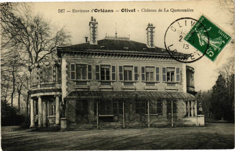 Carte postale ancienne Olivet - Chateau de la Quetonniere à Olivet