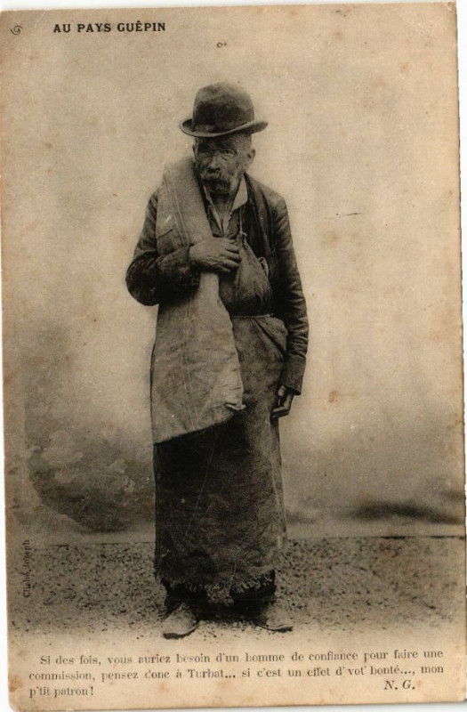 Carte postale ancienne Au Pays Guepin