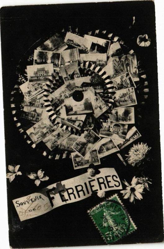 Carte postale ancienne Souvenir de Ferrieres