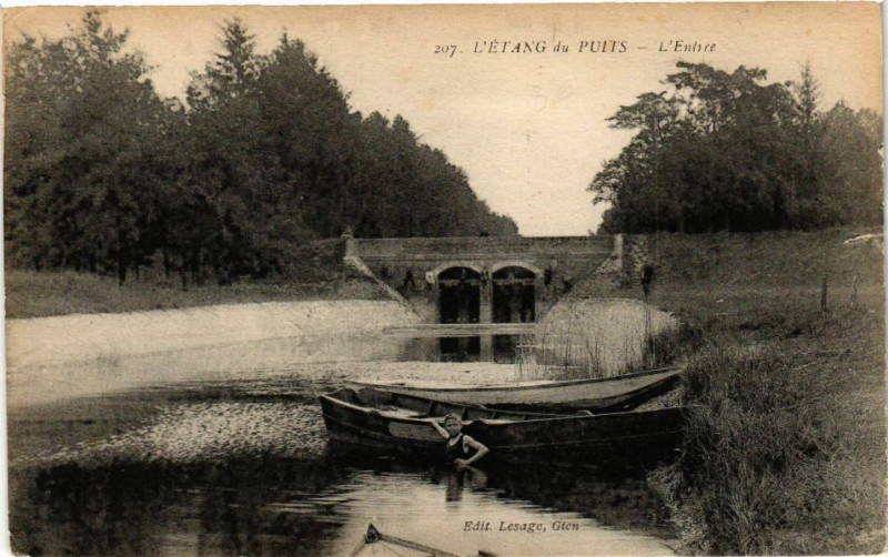 Carte postale ancienne L'Etang du Puits-L'Entrée