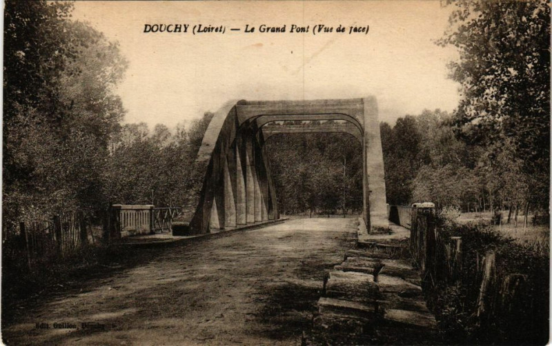 Carte postale ancienne Douchy-Le Grand Pont