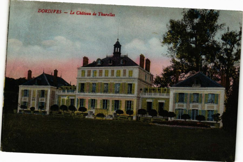 Carte postale ancienne Dordives-Le Chateau de Thurelles à Dordives