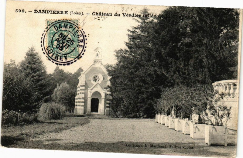 Carte postale ancienne Dampierre-Chateau du Verdier