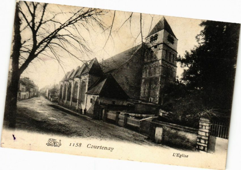 Carte postale ancienne Courtenay-L'Eglise à Courtenay