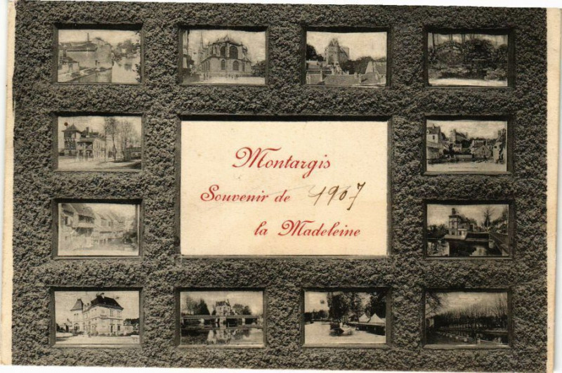 Carte postale ancienne Montargis - Souvenir de la Madeleine à Montargis