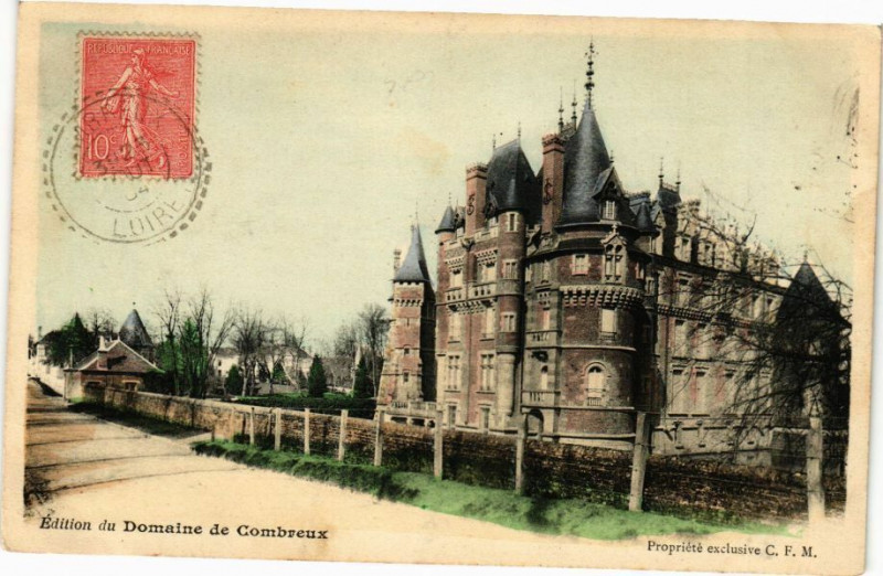 Carte postale ancienne Edition du Domaine de Combreux à Combreux