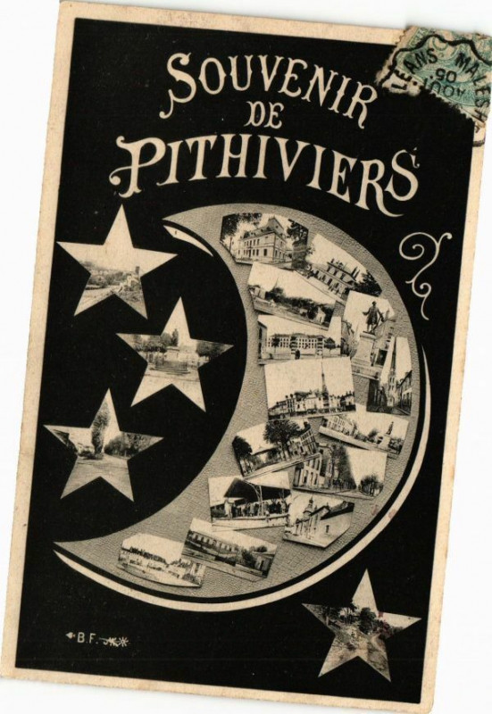 Carte postale ancienne Souvenir de Pithiviers à Pithiviers