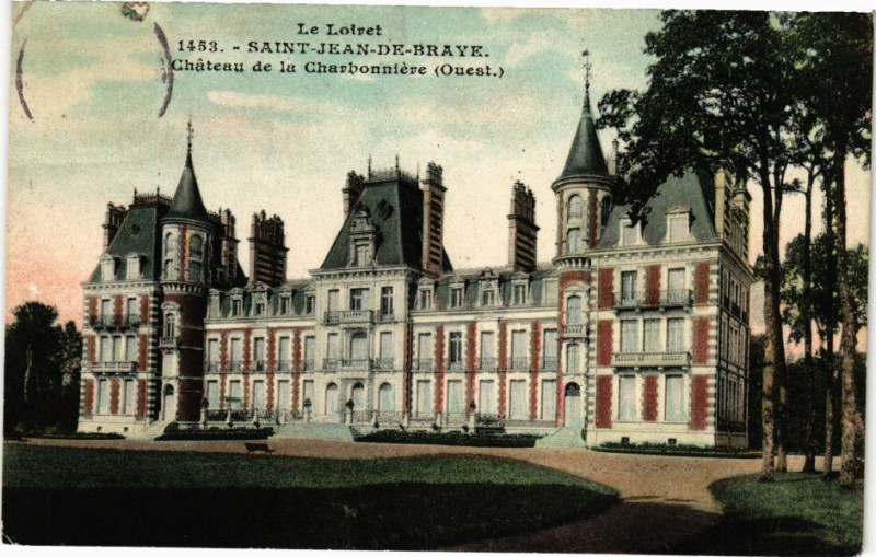 Carte postale ancienne Saint-Jean-de-Braye-Chateau de la Charbonniere à Saint-Jean-de-Braye