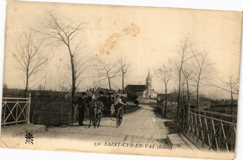 Carte postale ancienne Saint-Cyr-en-Val à Saint-Cyr-en-Val
