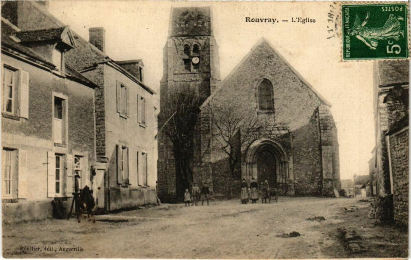 Carte postale ancienne Rouvray-L'Eglise