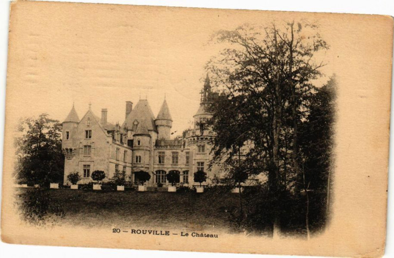 Carte postale ancienne Rouville-Le Chateau