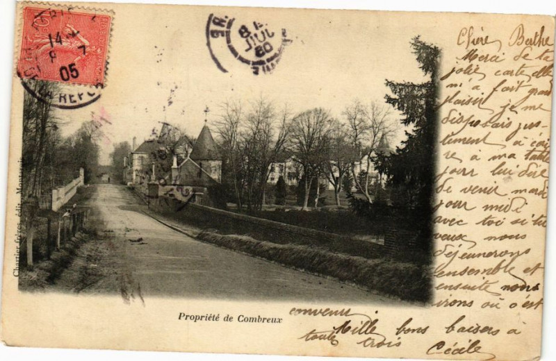 Carte postale ancienne Propr. de Combreux à Combreux