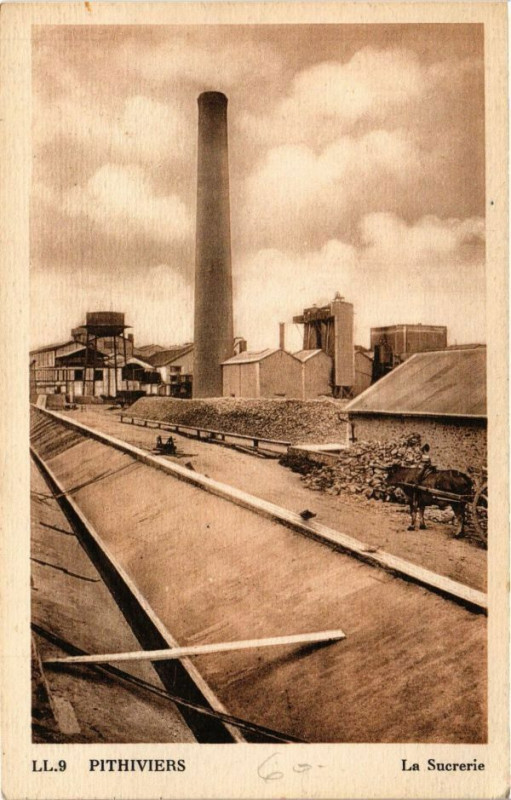 Carte postale ancienne Pithiviers-La Sucrerie à Pithiviers